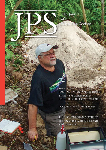 Cover image: Jeffrey T. Clark in the Manu‘a Islands. Photograph courtesy of Jeff Clark.